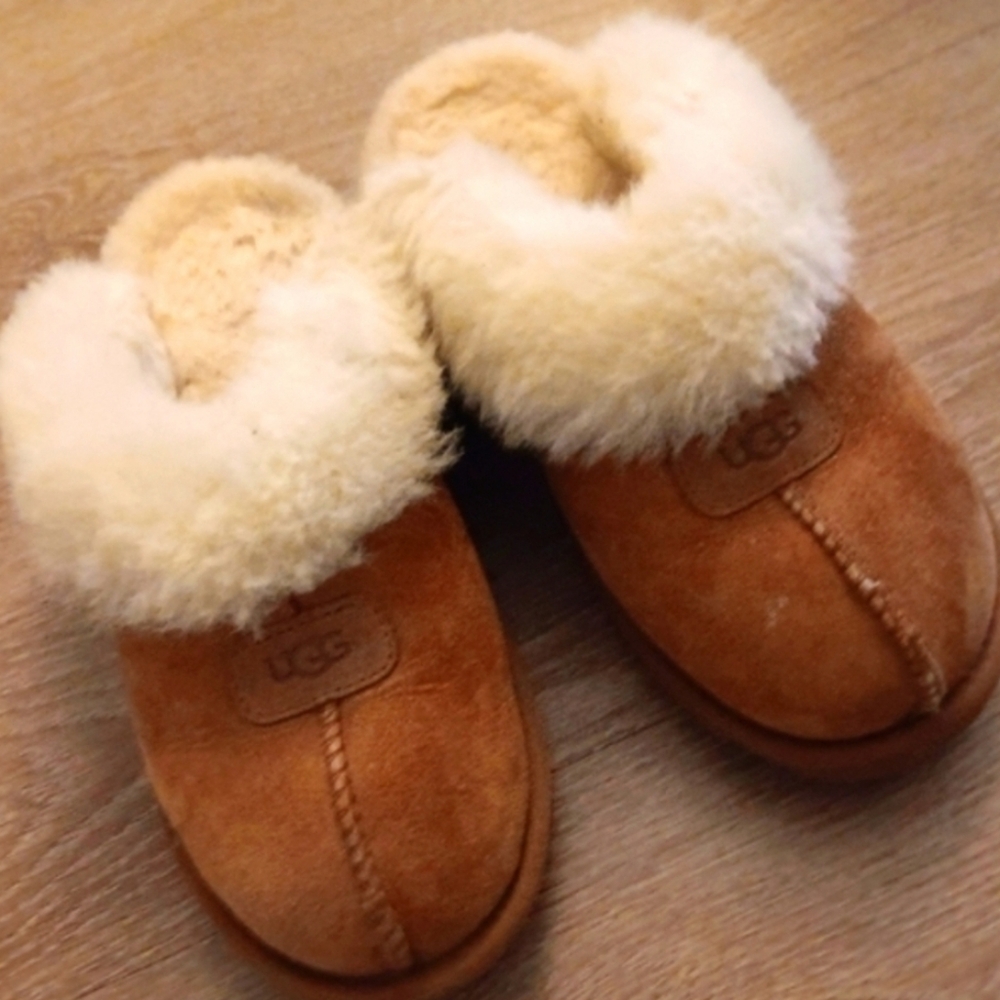 UGG Women's Coquette Slipper Chestnut Sz 8 - Picture 2 of 6